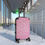 Thumbnail: "strawberry swirl polka dot" airbrush suitcase