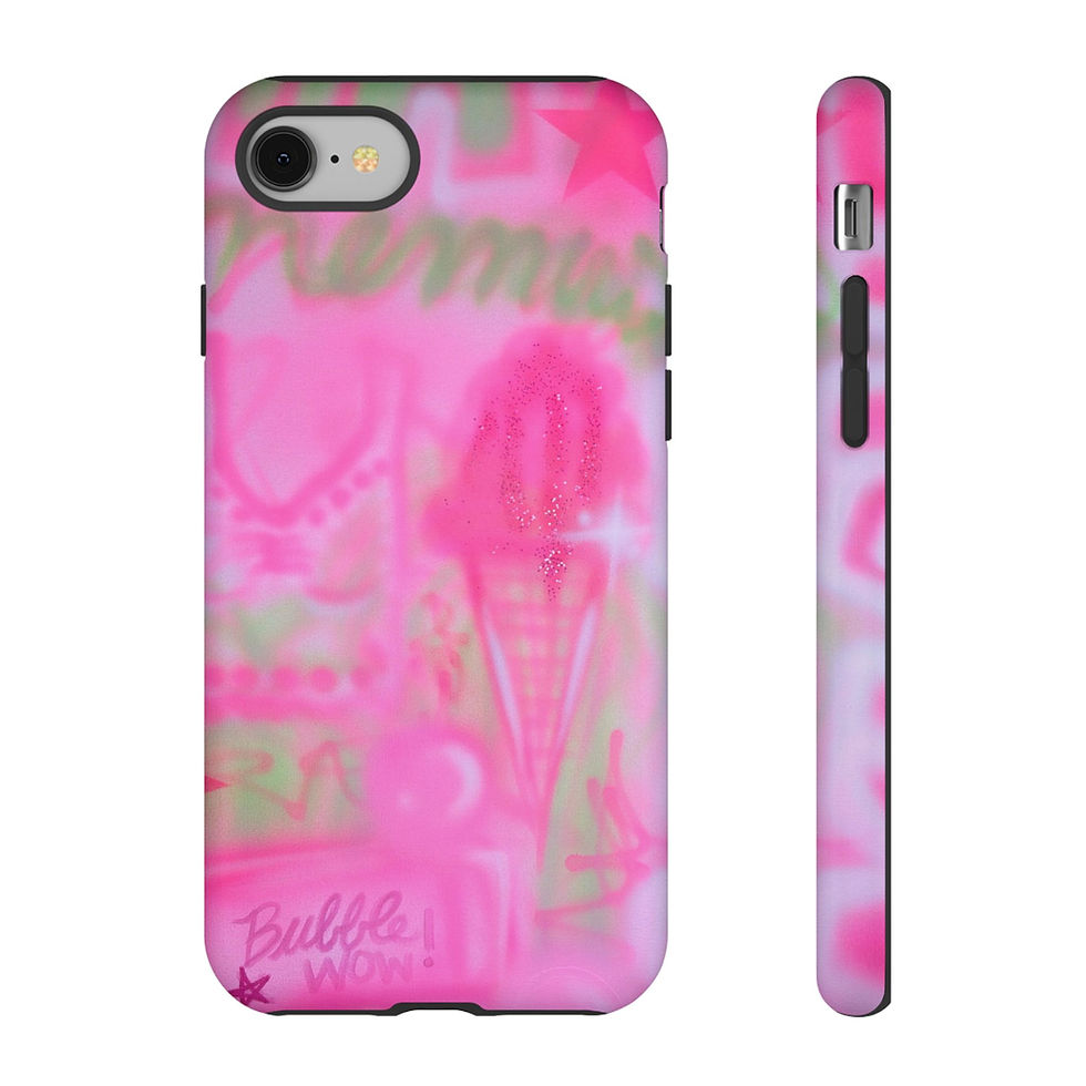 Thumbnail: "miami matcha" airbrush iPhone case