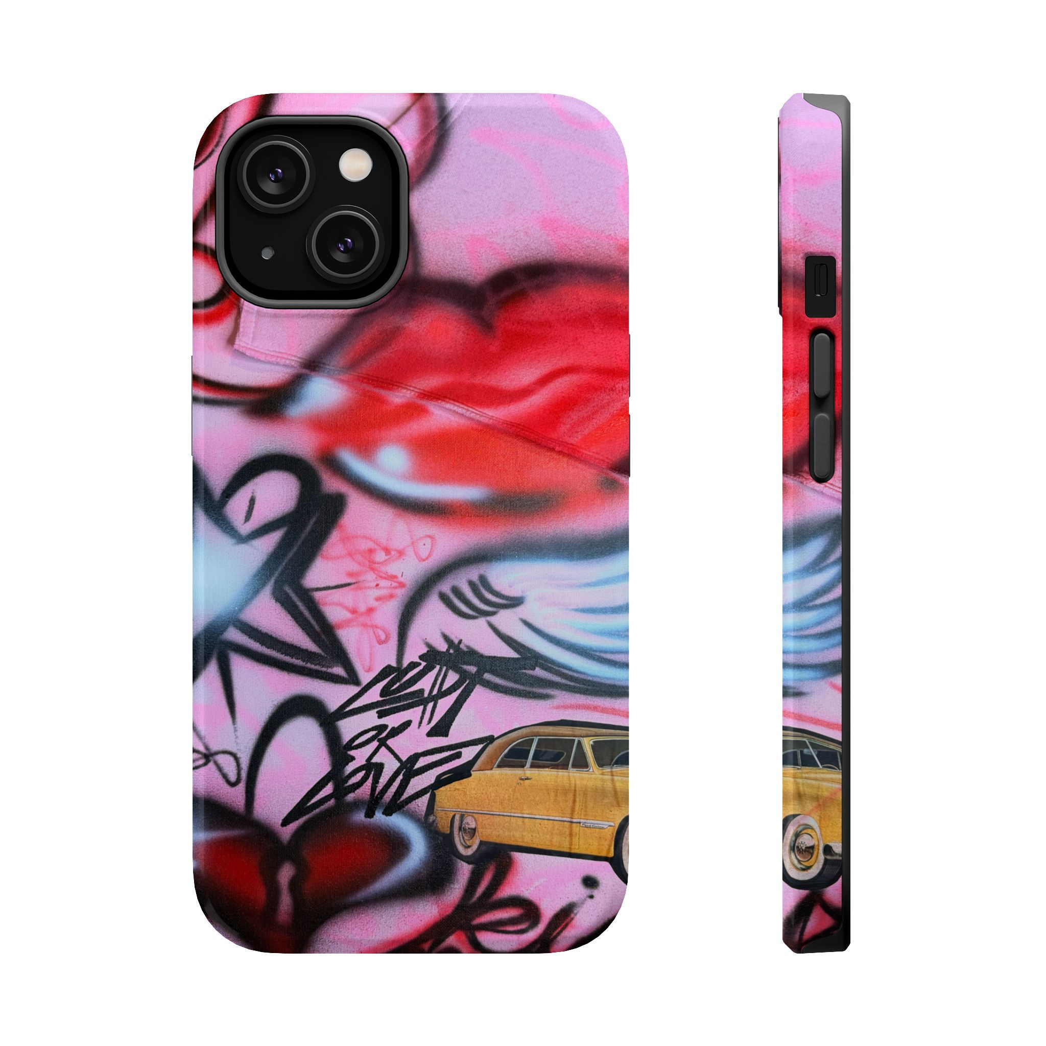 MagSafe "lust or love" airbrush iPhone case 