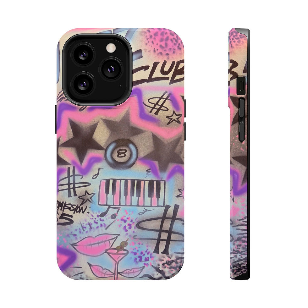 Thumbnail: MagSafe "jazz club" airbrush iPhone case