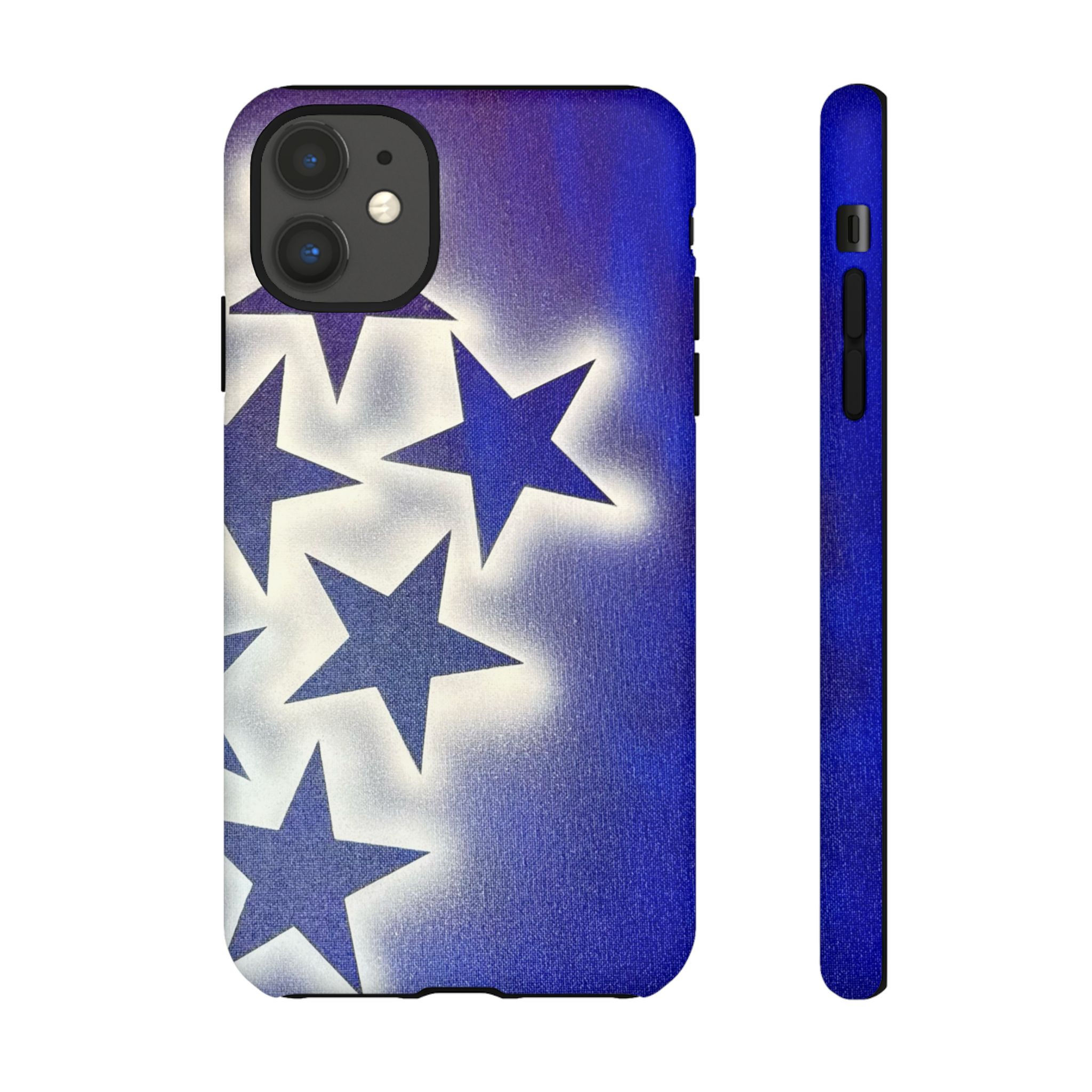 "frosted galaxy" airbrush iPhone case