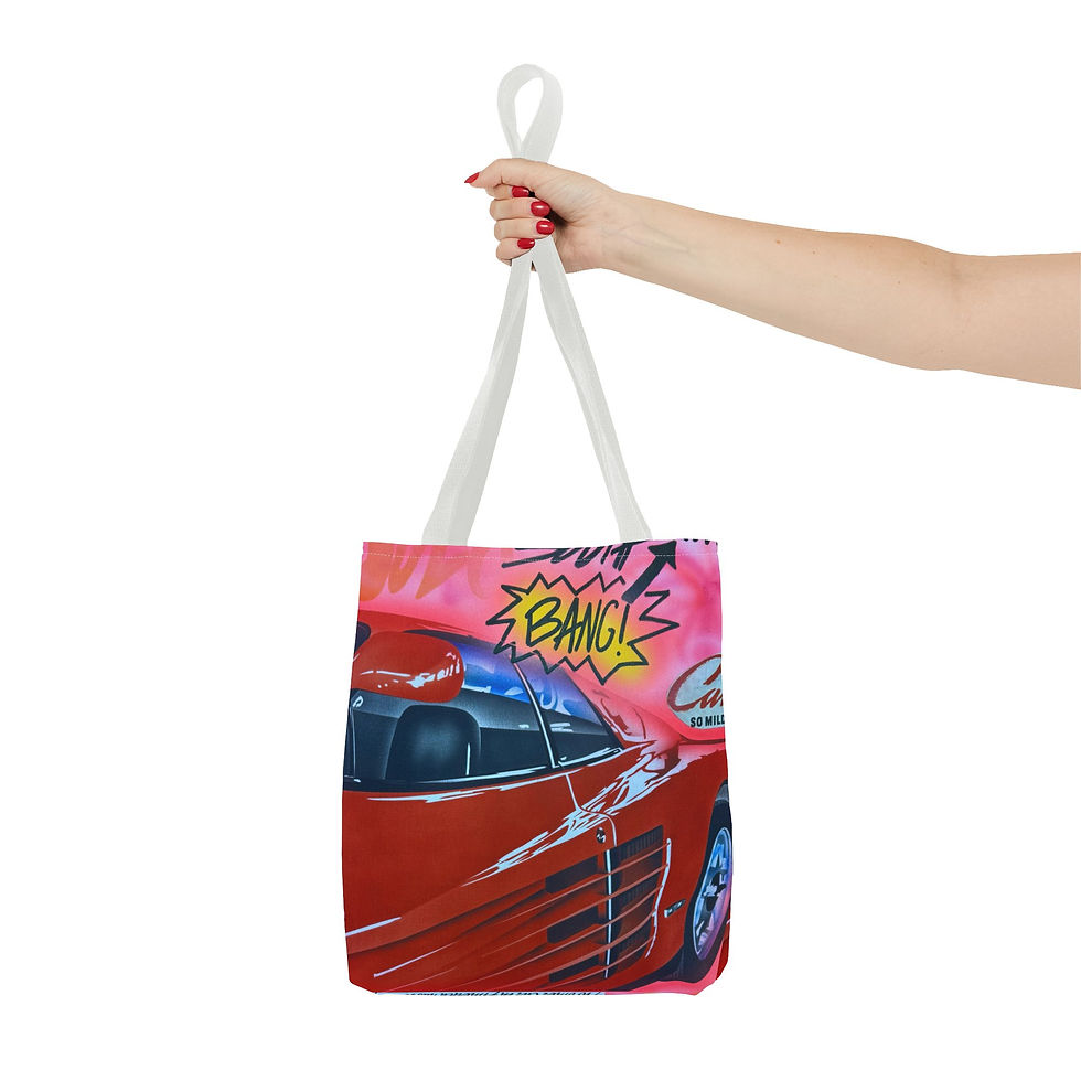 Thumbnail: "miami momentos" airbrush tote bag