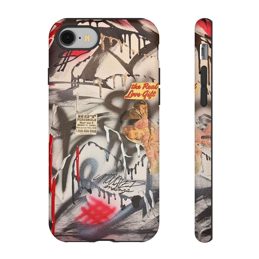 Thumbnail: "real love" airbrush iPhone case