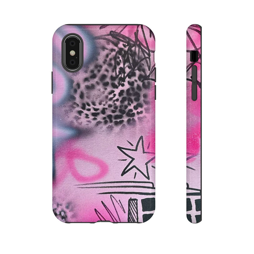 Thumbnail: "onyx cheetah" airbrush iPhone case