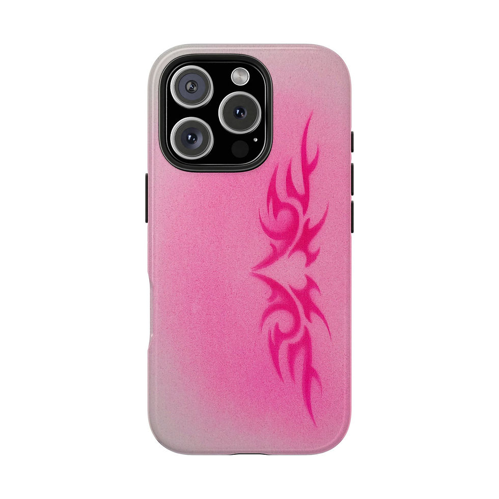 Thumbnail: limited edition "trampstamp" airbrush iPhone case