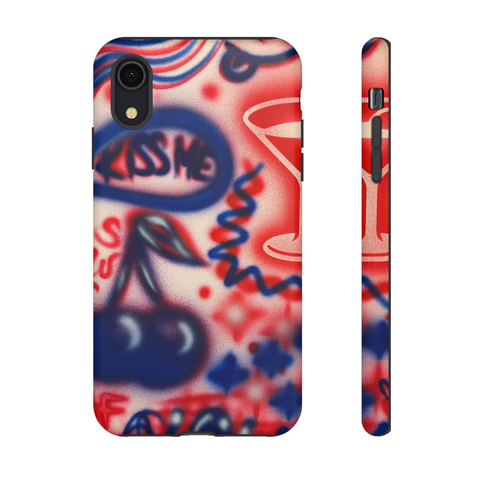 Thumbnail: "martini vibes!" airbrush iPhone case