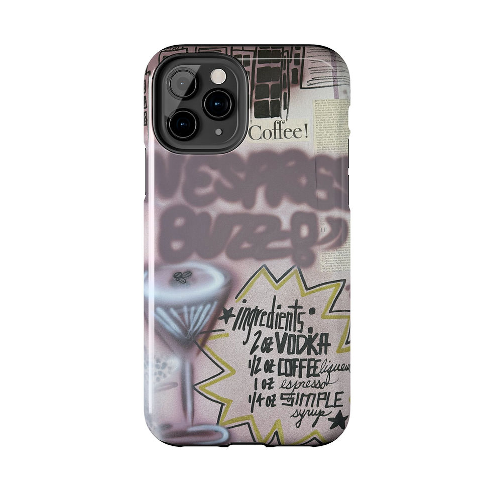 Thumbnail: "espresso martini" airbrush iPhone case