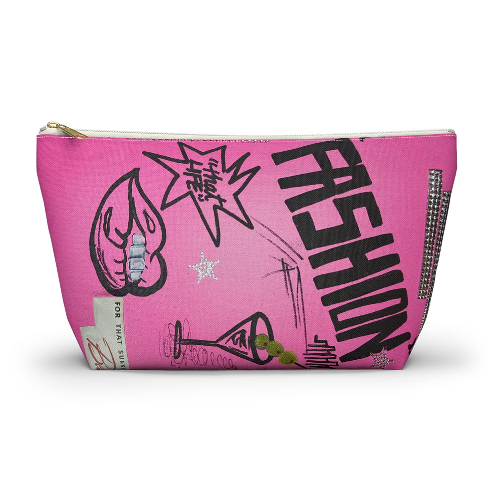 Thumbnail: "high fashion" airbrush makeup pouch
