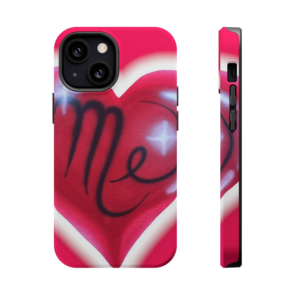 Thumbnail: MagSafe "i <3 me" airbrush iPhone case 