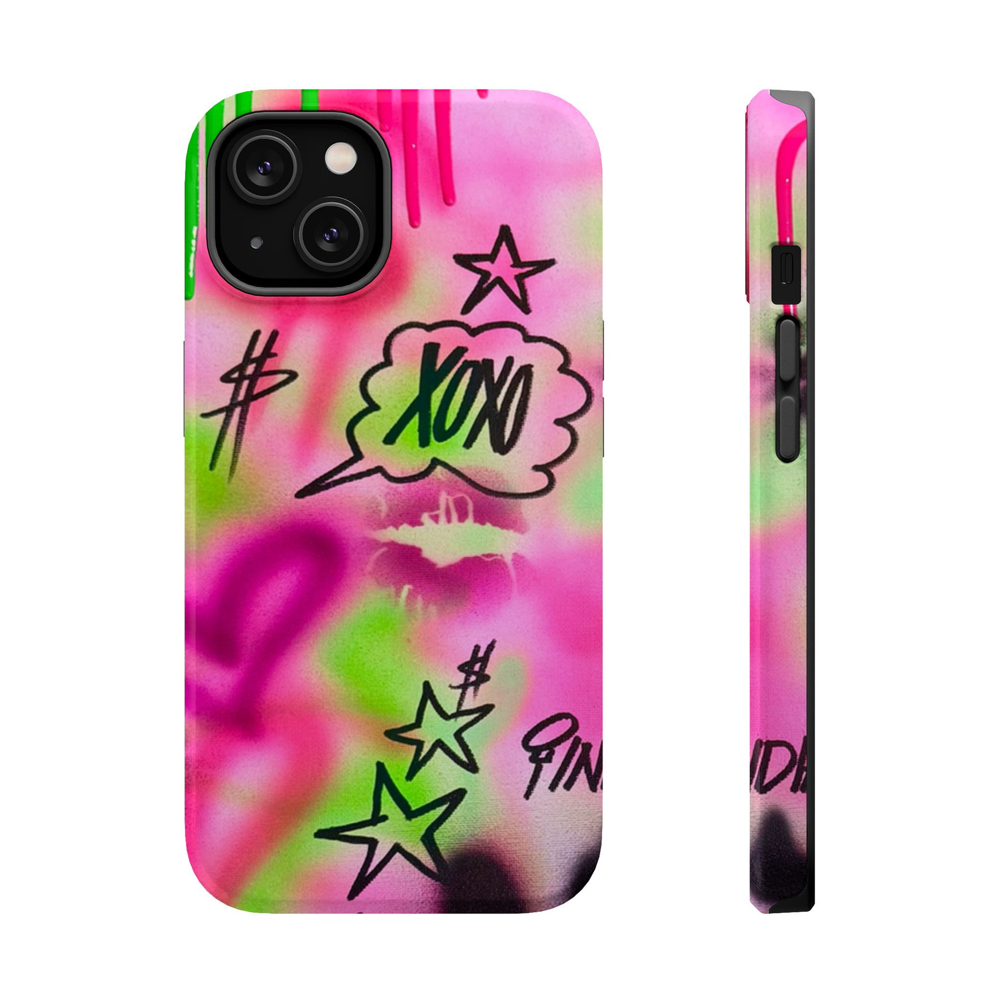 MagSafe "xoxo" airbrush iPhone case 