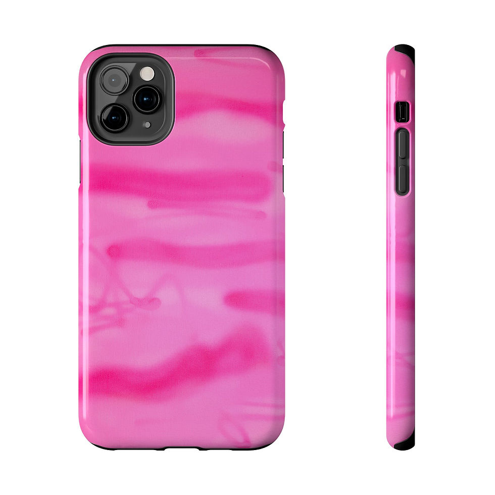 Thumbnail: "pink camo" airbrush iPhone case