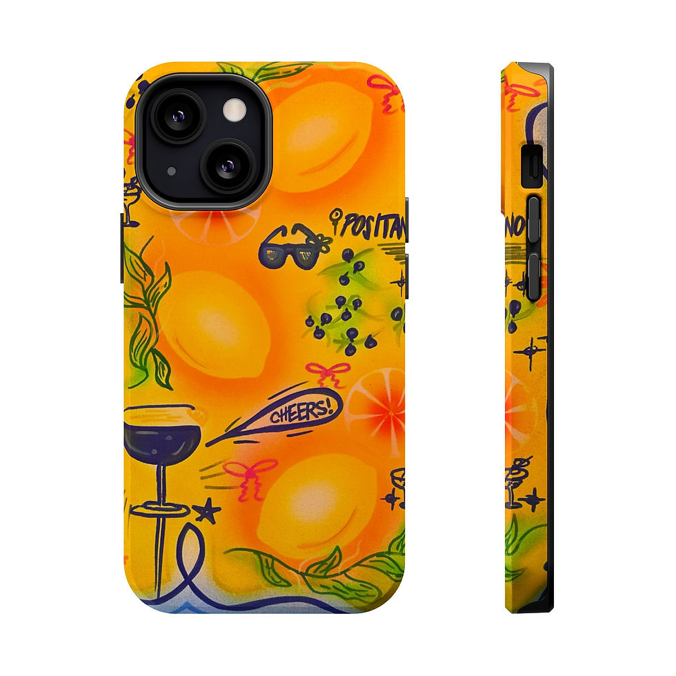 Thumbnail: "citrus coastline" airbrush iPhone case 