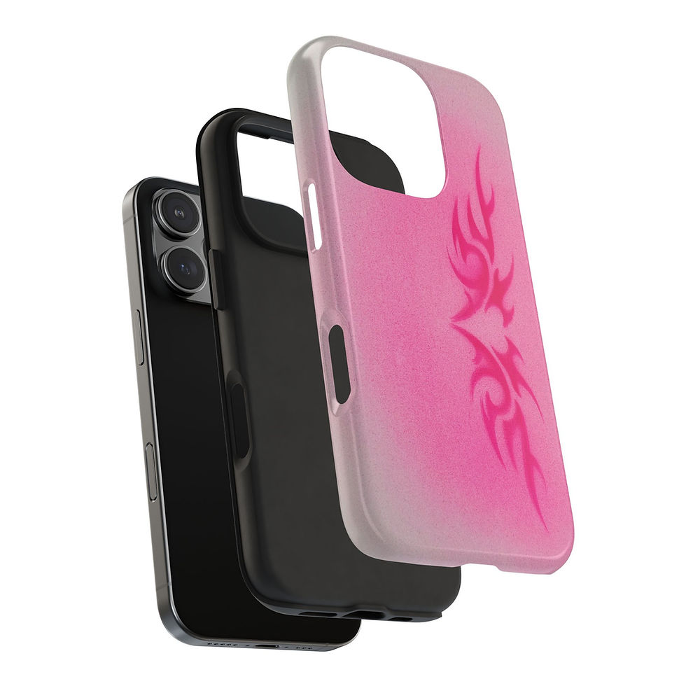 Thumbnail: limited edition "trampstamp" airbrush iPhone case