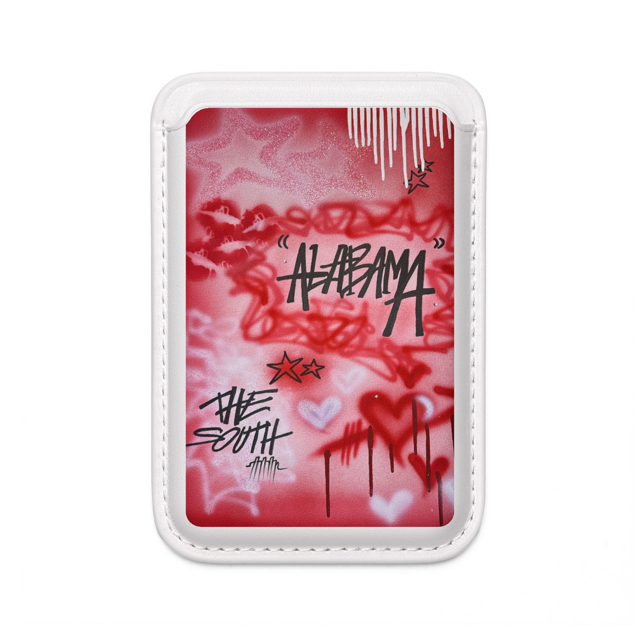 "alabama" airbrush vegan wallet (Magsafe® Compatible)