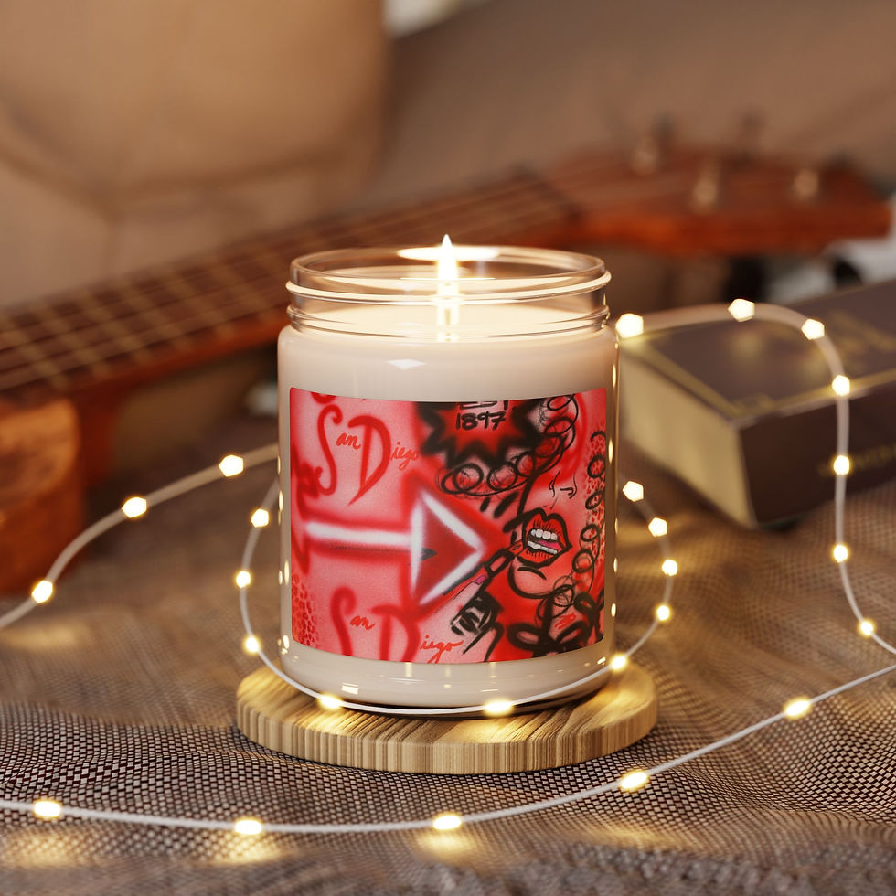 Thumbnail: "san diego" airbrush soy candle