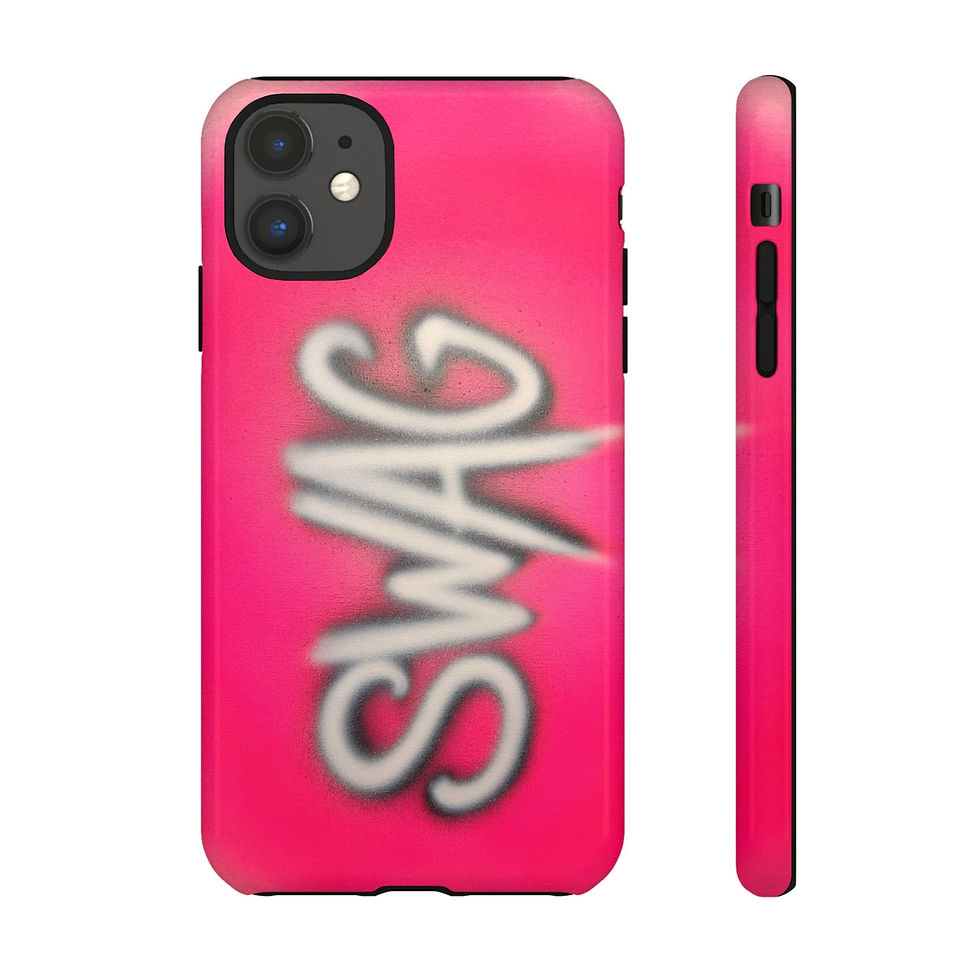 Thumbnail: "SWAG" airbrush iPhone case