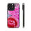 Thumbnail: limited edition "glitter aura" airbrush clear iPhone case