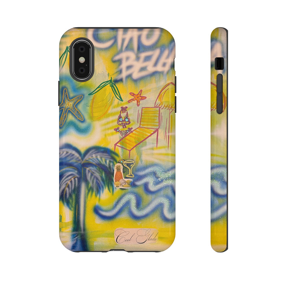 Thumbnail: "ciao bella" airbrush iPhone case