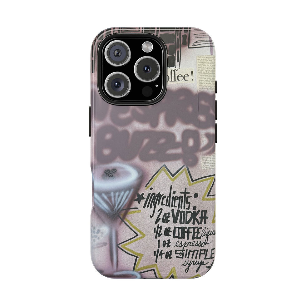Thumbnail: "espresso martini" airbrush iPhone case