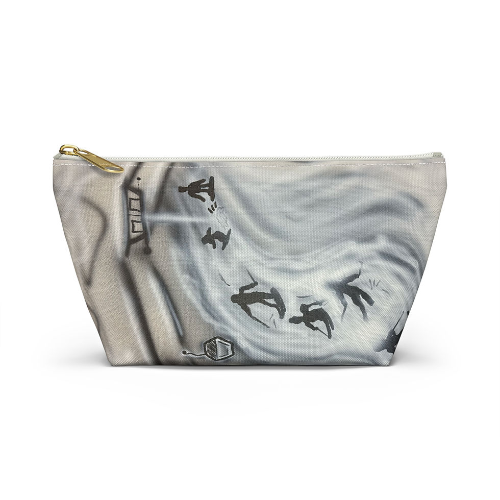 Thumbnail: "arctic avalanche" airbrush makeup pouch