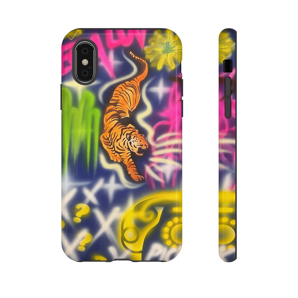 Thumbnail: limited edition: "mega luv" airbrush iPhone case