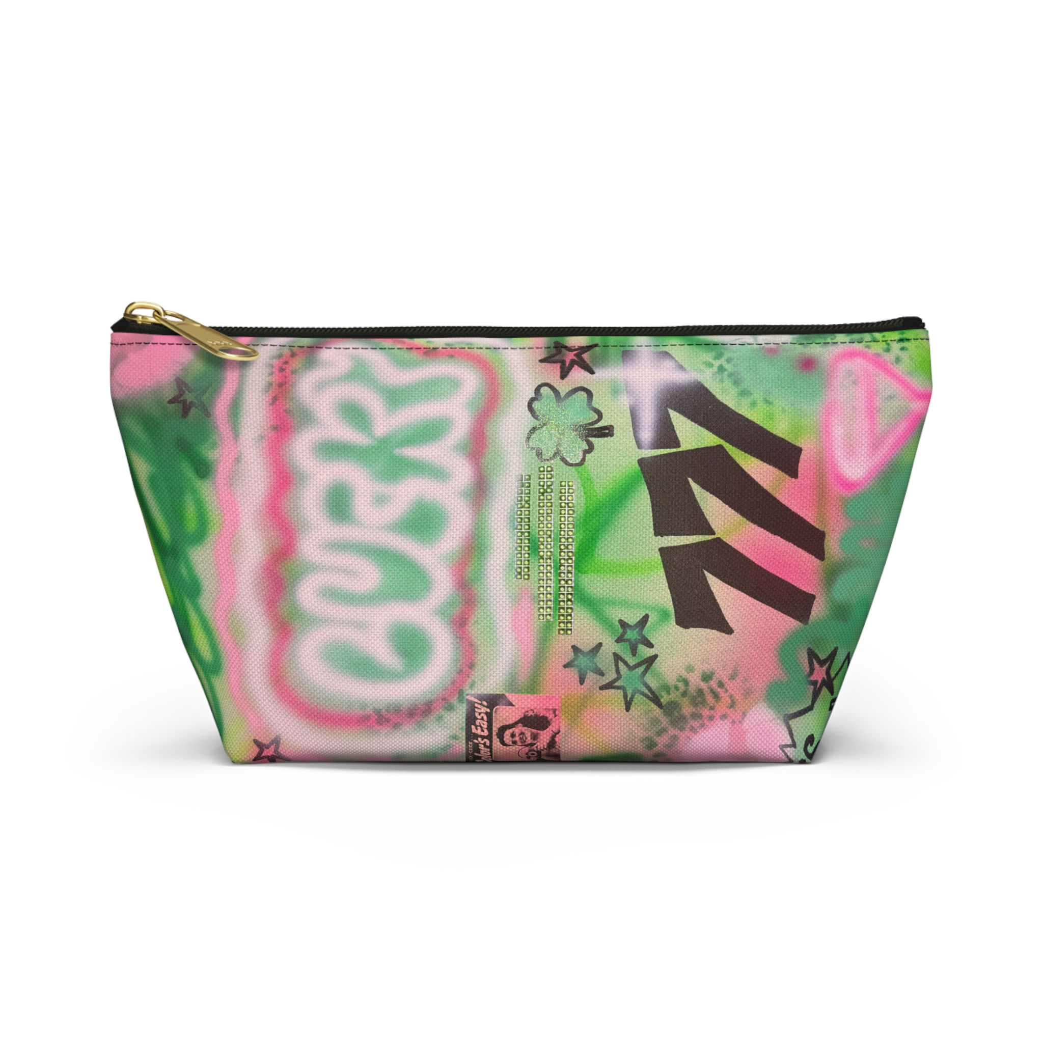 "so lucky" airbrush makeup pouch