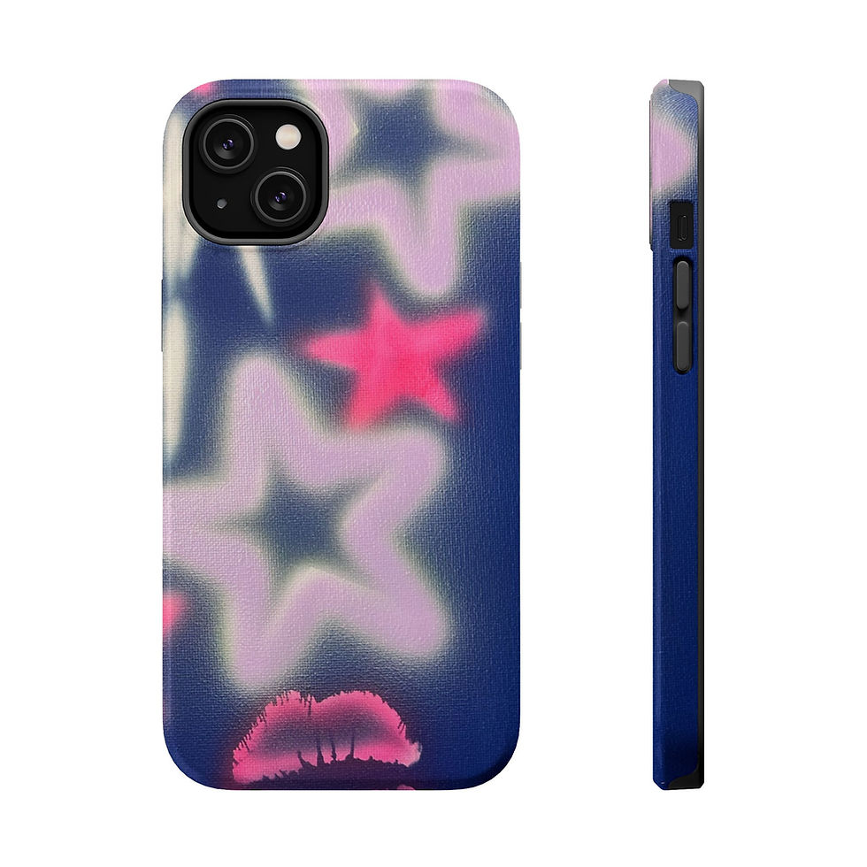 Thumbnail: MagSafe "lavender luminary" airbrush iPhone case 