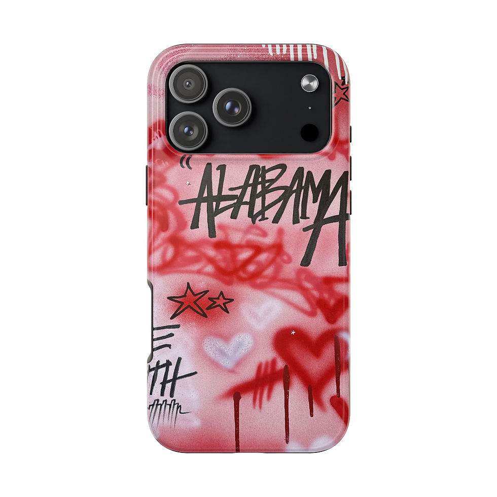 Thumbnail: "alabama" airbrush iPhone case