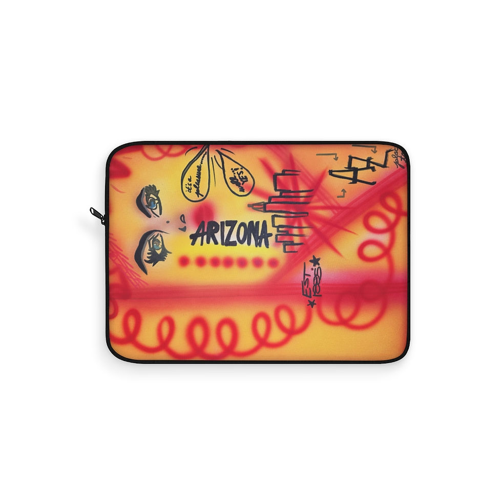 Thumbnail: "tempe, arizona" airbrush laptop sleeve