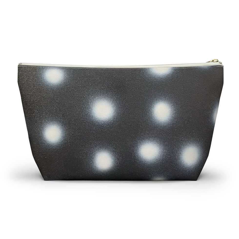 Thumbnail: "coconut noir polka dot" airbrush makeup pouch
