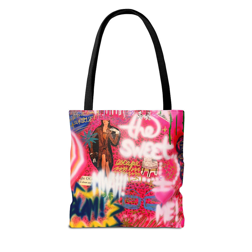 Thumbnail: "sweet escape" airbrush tote bag