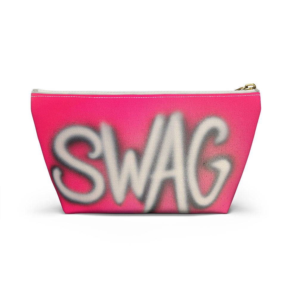 Thumbnail: "SWAG" airbrush makeup pouch