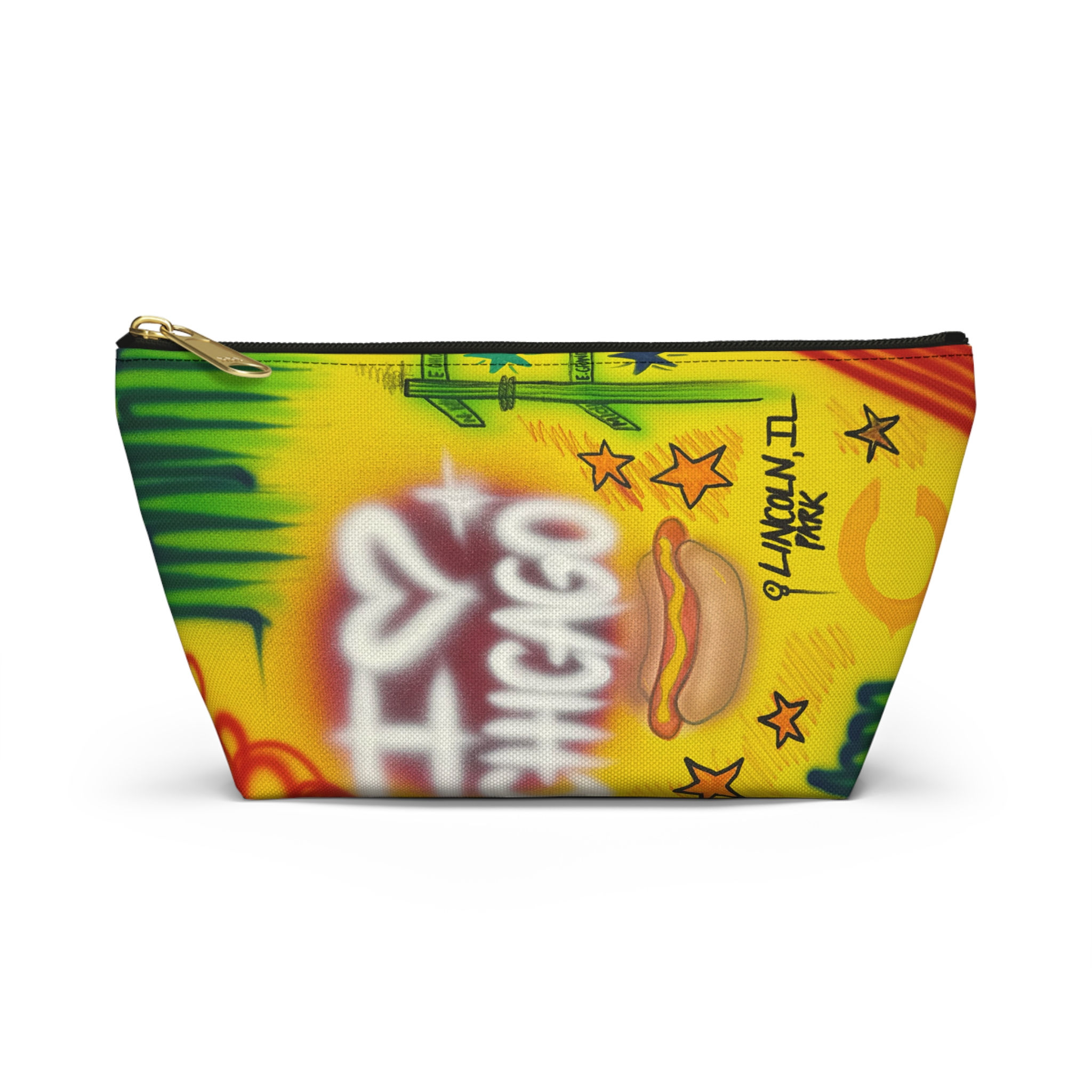 "chicago" airbrush makeup pouch