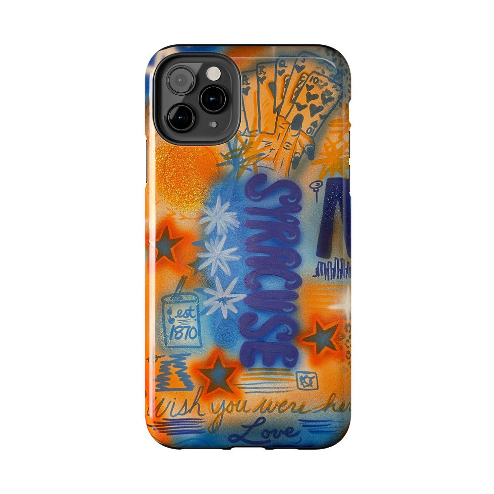 Thumbnail: "syracuse" airbrush iPhone case