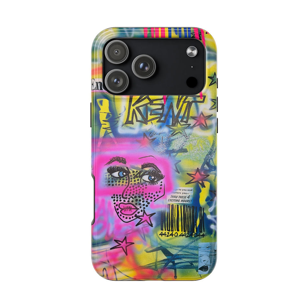 Thumbnail: "kent, oh pt.2" airbrush iPhone case