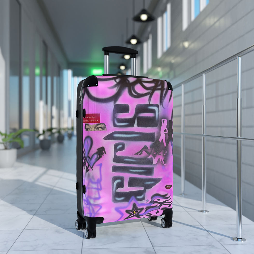 Thumbnail: "neon nights" airbrush suitcase