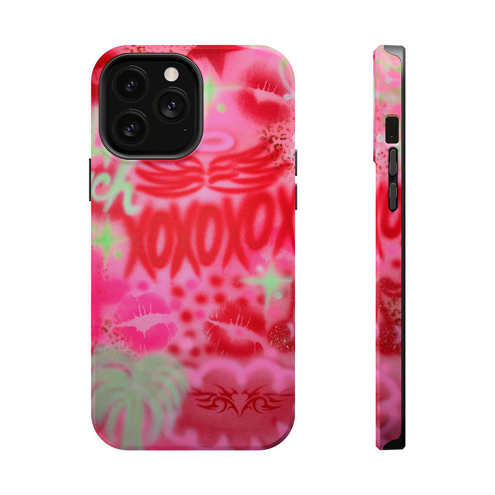 Thumbnail: MagSafe "love sick" airbrush iPhone case 