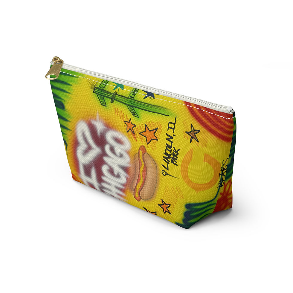 Thumbnail: "chicago" airbrush makeup pouch