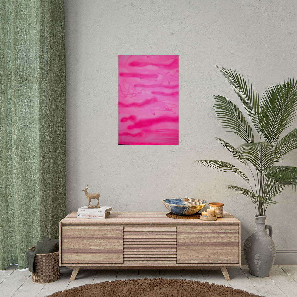 Thumbnail: "pink camo" airbrush rolled print