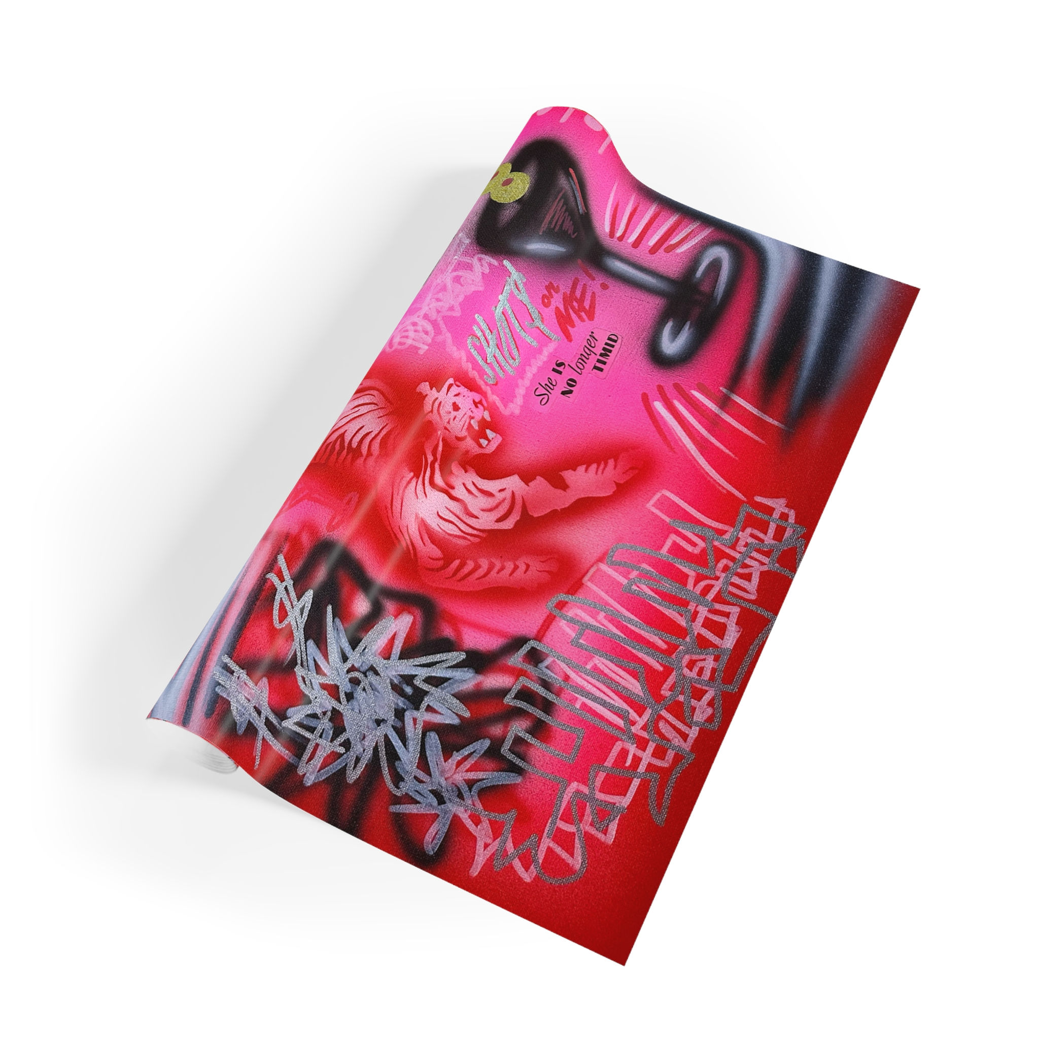 "extra dirty, plz" airbrush wrapping paper