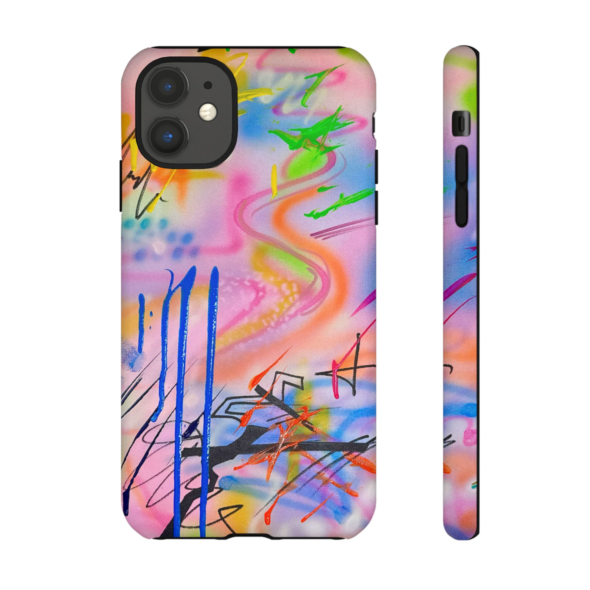 "neon haze" airbrush iPhone case