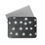 Thumbnail: "coconut noir polka dot" airbrush laptop sleeve