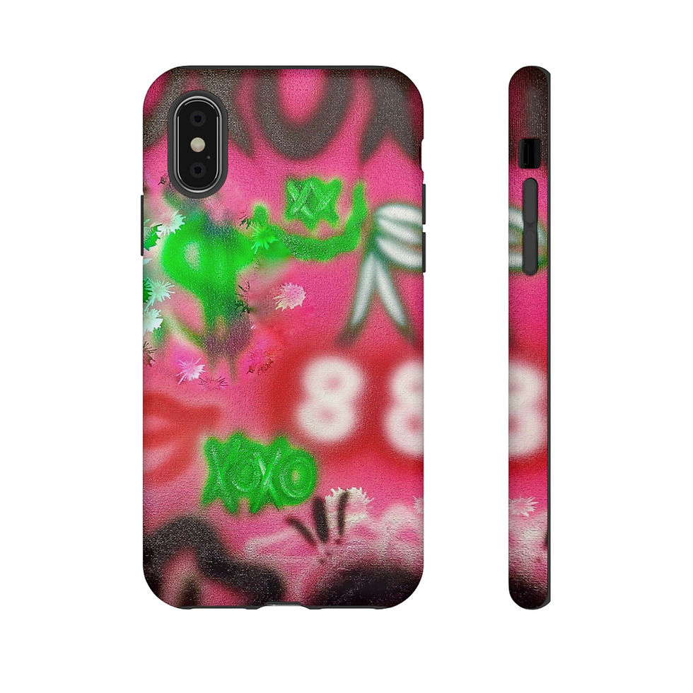 Thumbnail: "electr!c dreamz" airbrush iPhone case