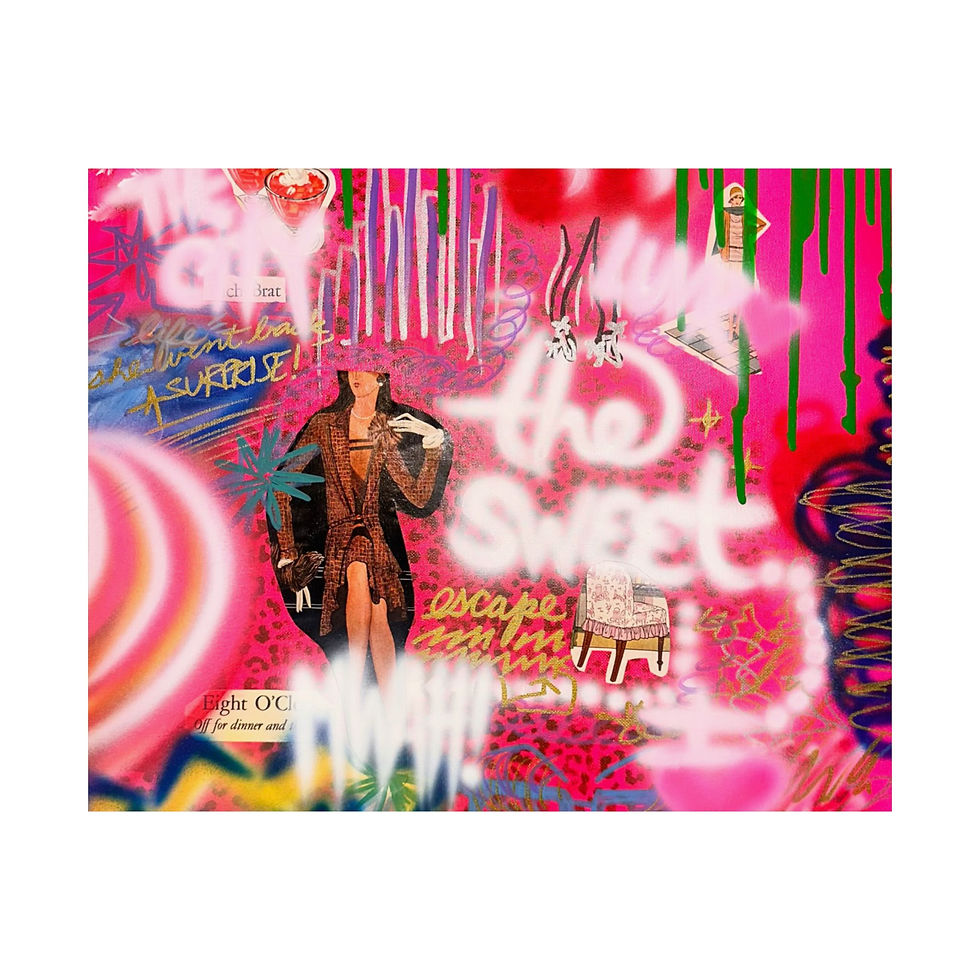 Thumbnail: "sweet escape" airbrush horizontal print