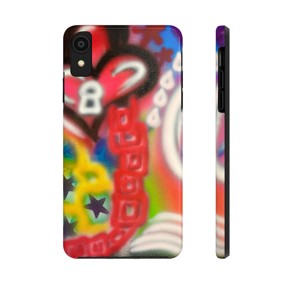 Thumbnail: "lock it in, lover" airbrush iPhone case