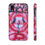 Thumbnail: "be happy, go lucky" airbrush iPhone case