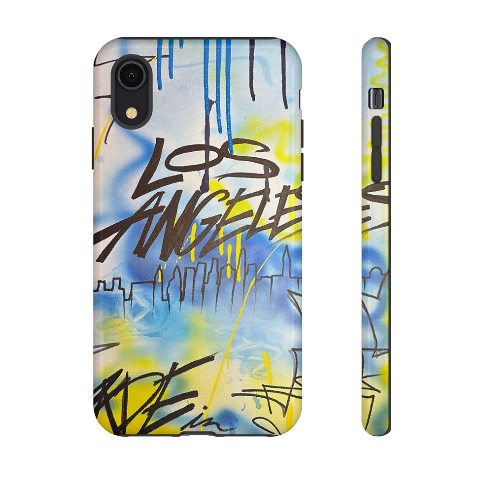 Thumbnail: "los angeles" airbrush iPhone case