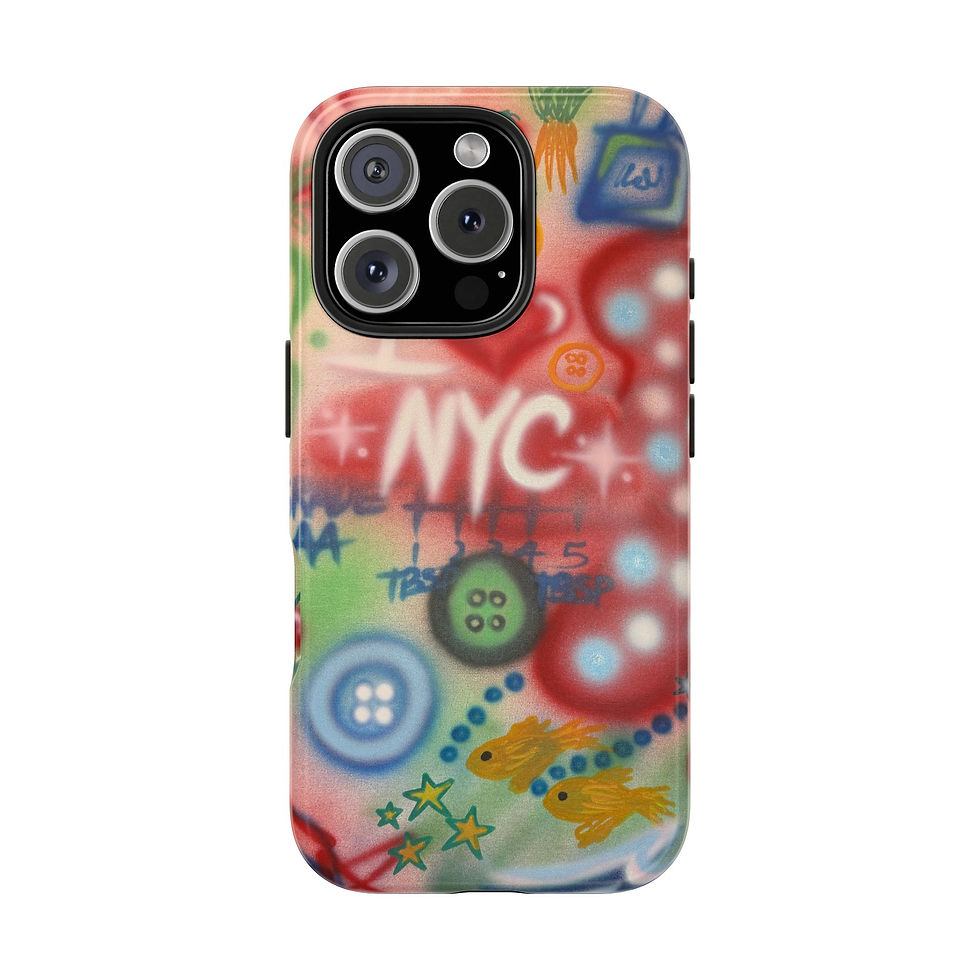 Thumbnail: "i <3 NYC" airbrush iPhone case