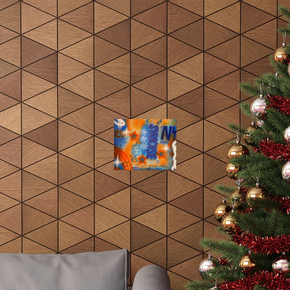 Thumbnail: "syracuse" airbrush horizontal print