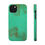 Thumbnail: MagSafe "teal cheetah" airbrush iPhone case 